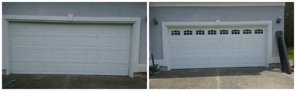 Before And After Precision Garage Door, Cascade Garage Door