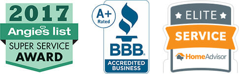 Angie's List, BBB, and Home Advisor Awards
